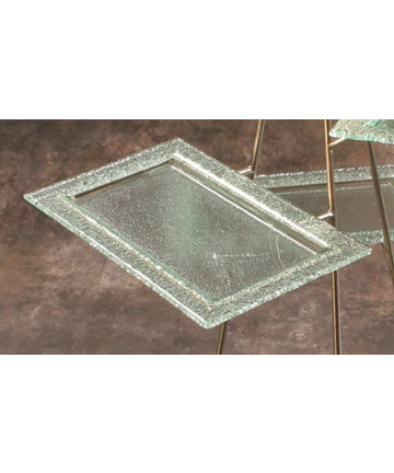 Rectangular Glass Platter 17"L x 8"W x 1"H for Item 07108